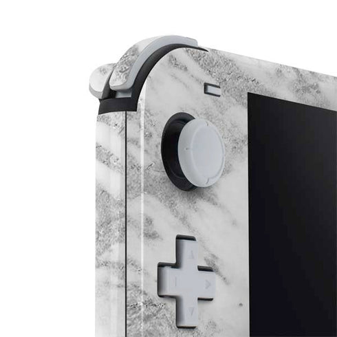 Silver Marble Nintendo Switch Lite Skin